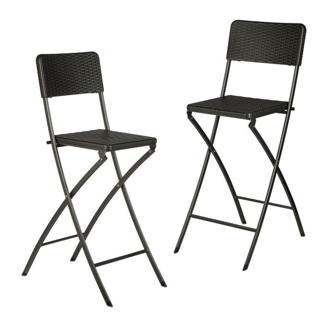 Scaun de bar pliabil BASTIAN set de 2