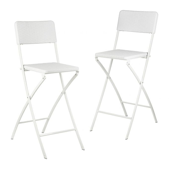 Scaun de bar pliabil BASTIAN set de 2