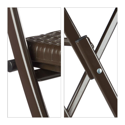 Scaun de bar pliabil BASTIAN set de 2