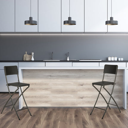 Scaun de bar pliabil BASTIAN set de 2