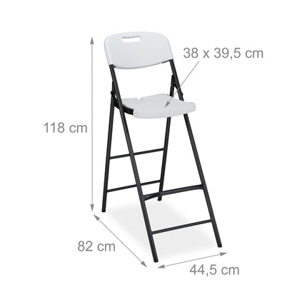 Scaun de bar pliabil set de 2