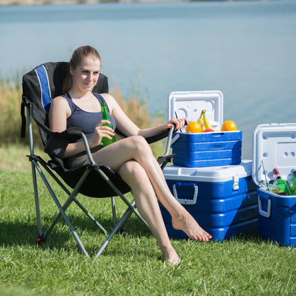 Scaun de camping pliabil cu captuseala