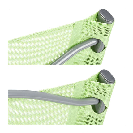 Scaun pliant de gradina Set 2 verzi