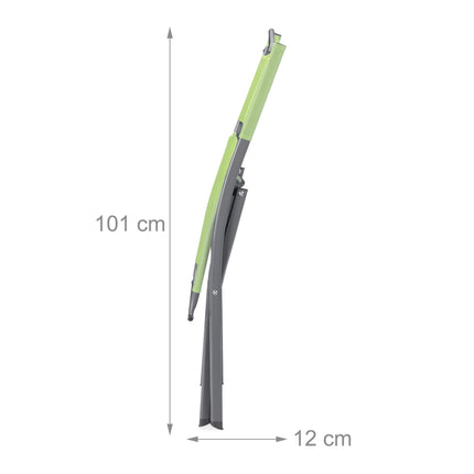 Scaun pliant de gradina Set 2 verzi