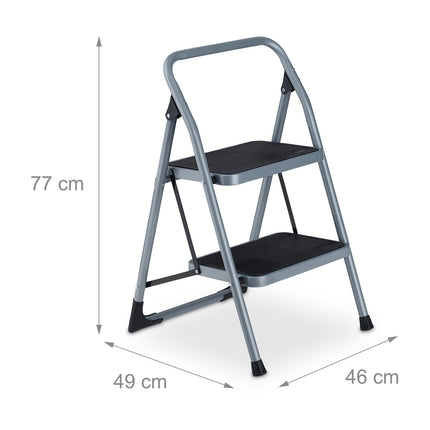 Scară pliabilă, 2 trepte