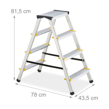Scară pliabilă din aluminiu