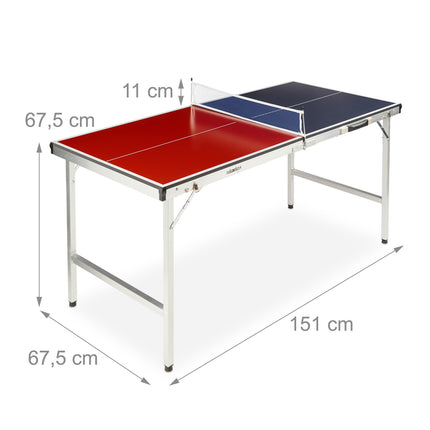 Masa de tenis de masa pliabila cu accesorii