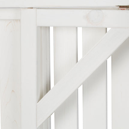 Folding wooden balcony table