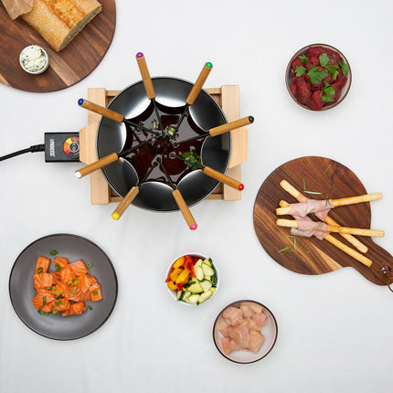 Fondue set Pure Bamboo 173025 1.5l 8 sticks