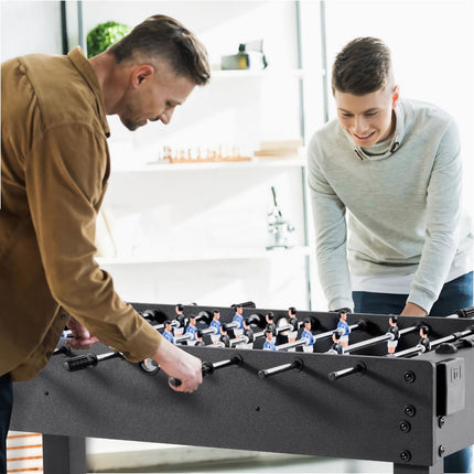 Foosball Table 48-Inch Indoor Set, 2 Balls, Cup Holders