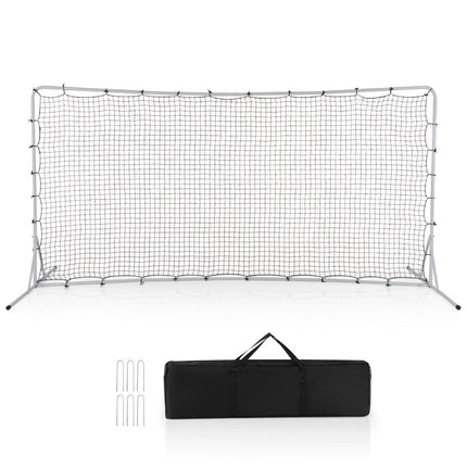 Football goal for children 372.5 x 182.5 cm football goals for garden football goal with carry bag white