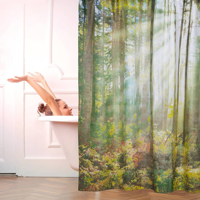 Perdeau de dus padure 180 x 180 cm