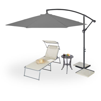 Umbrelă de soare suspendată 300 cm