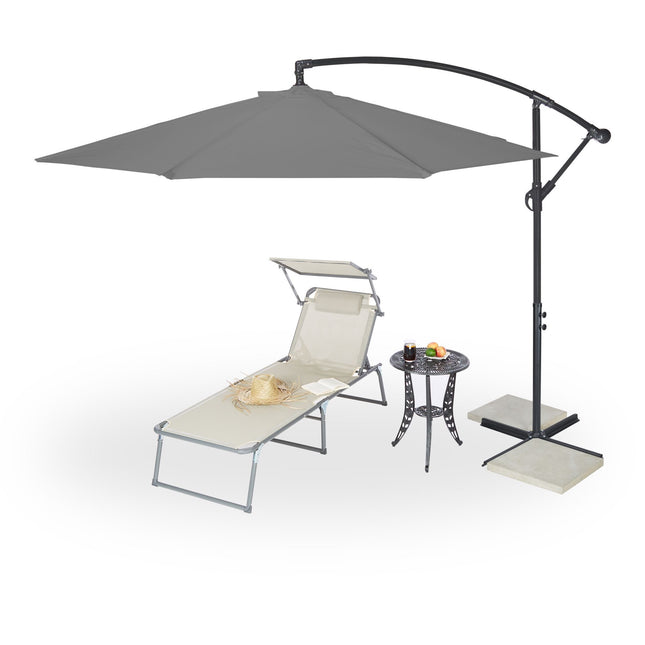 Umbrelă de soare suspendată 300 cm