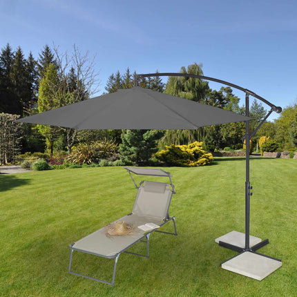 Umbrelă de soare suspendată 300 cm