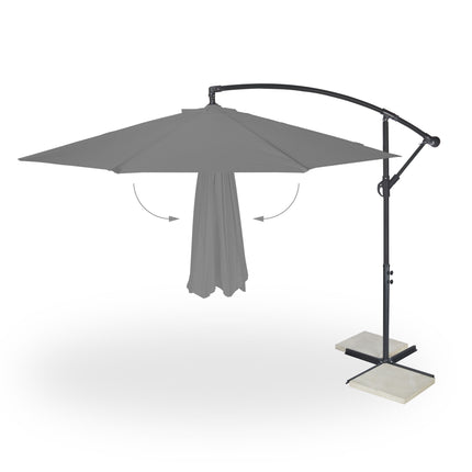 Umbrelă de soare suspendată 300 cm