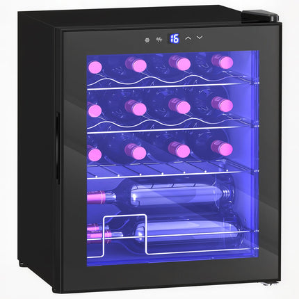 Frigider de vinuri independent, 16 sticle, ecran tactil, LED