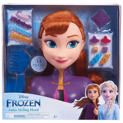Cap de coafat Frozen cu accesorii, Anna