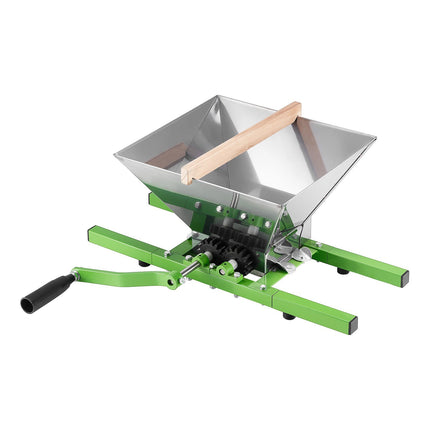 Fruit and Apple Crusher, 7L Manual Grinder, Stainless Hopper