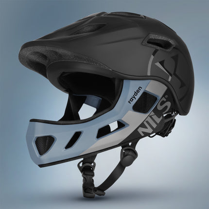 Cască integrală cu protecție de bărbie detașabilă, 48-53 cm
