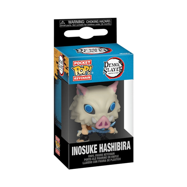 Breloc Funko Pop!: Demon Slayer – Inosuke Hashibira, 10 cm