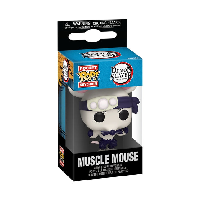 Breloc Funko Pop!: Demon Slayer - Muscle Mouse, 10 cm