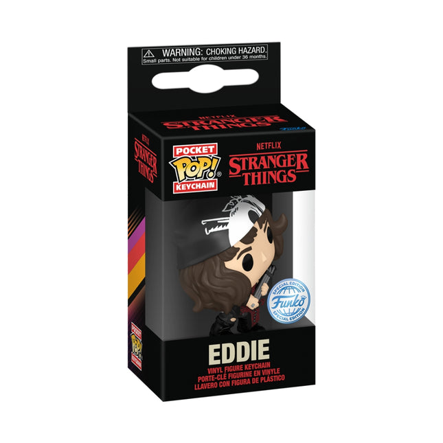Funko Pop! Breloc: Stranger Things - Eddie, 10 cm