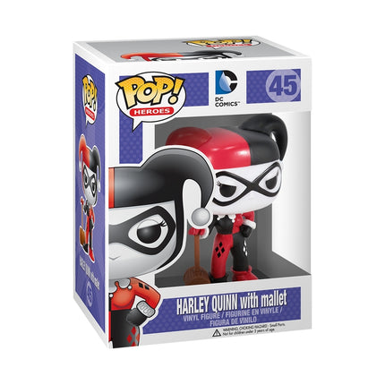 Figurină Funko Pop! Vinyl: DC - Harley Quinn cu ciocan