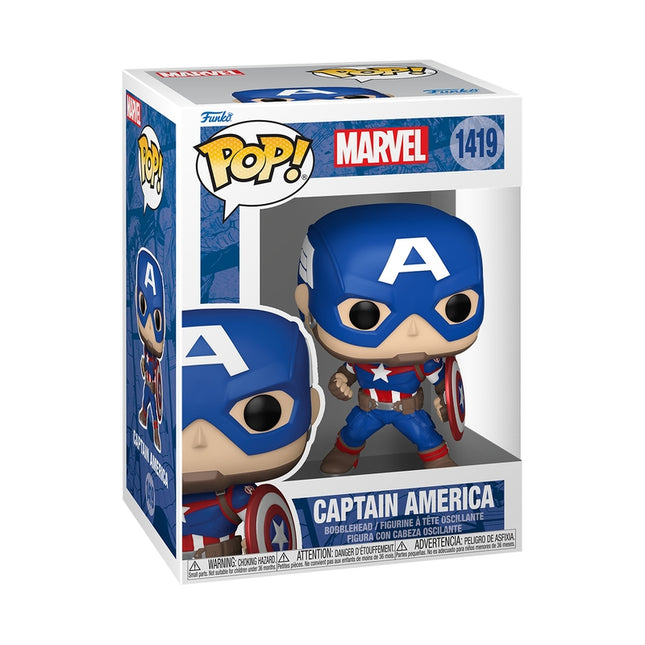 Funko Pop! Figurină vinil: Marvel - Captain America