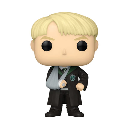 Figurină Funko Pop! Vinyl: Filme: Harry Potter and the Prisoner of Azkaban - Draco Malfoy cu braț rupt