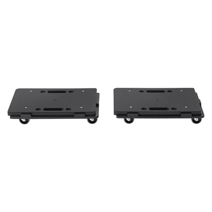 Furniture Dolly 2-Pack, 500 Lb Each, Interlocking 4-Wheel