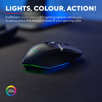 GXT 110 Felox Illuminated Wireless Gaming mouse Black