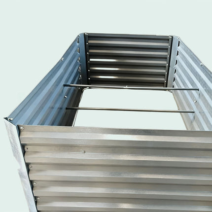 Pat de grădină înălțat din metal galvanizat – rezistent la dăunători