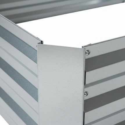 Pat de grădină înălțat din metal galvanizat – rezistent la dăunători