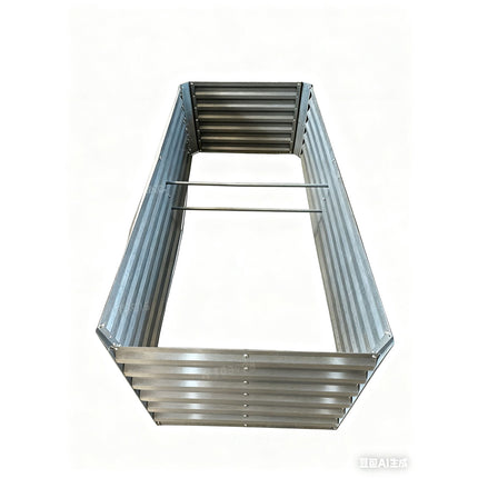 Pat de grădină înălțat din metal galvanizat – rezistent la dăunători