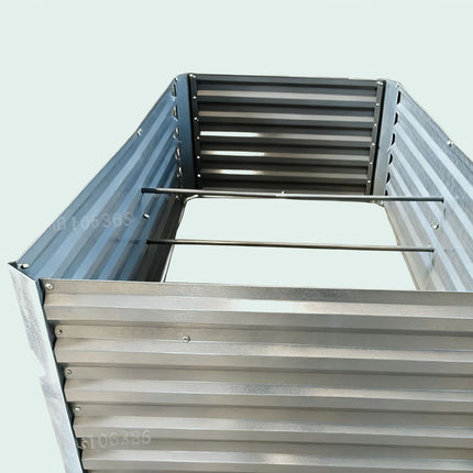 Galvanized Raised Garden Bed 57x180x90 cm