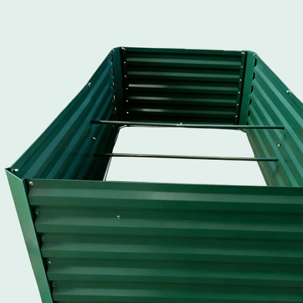 Strat de grădină galvanizat înălțat 57x180x90cm