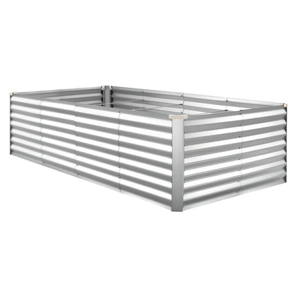 Galvanized Raised Garden Bed 8x4x2 Ft, Alu-Zinc Kit