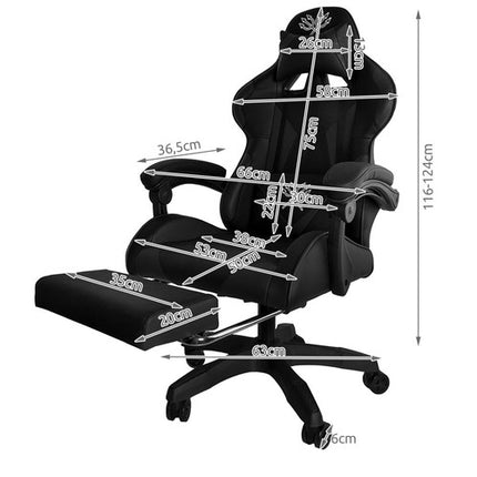 Scaun gaming - negru Dunmoon 24243