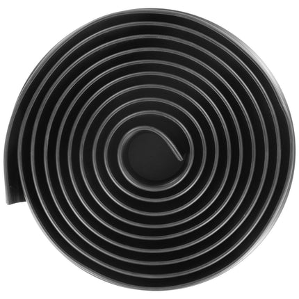 Garage Door Threshold Seal Strip, PVC, 16.5 Ft, Black