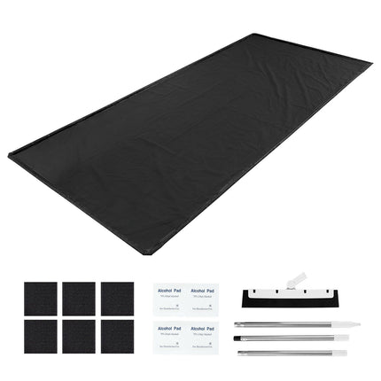 Garage Floor Containment Mat 2.6 x 6.1 m, Non-Slip PVC, With Squeegee