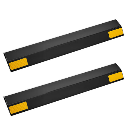 Garage Parking Stopper Set, 2 Pack 18 In PP Reflective