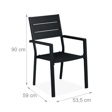 Set de 2 scaune de gradina