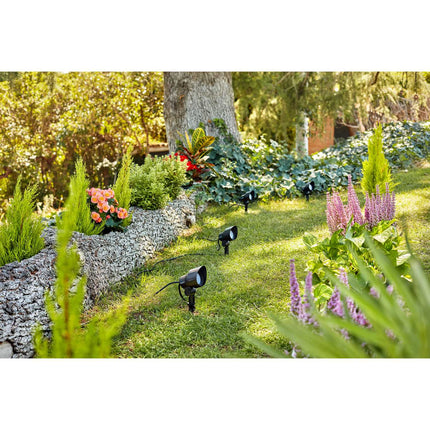 GardenLink Starter kit Spotlight Warm white 600 lm 1-pack Black