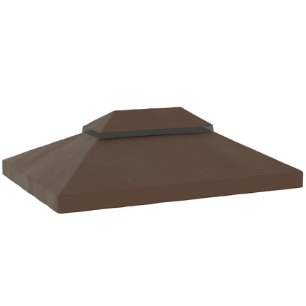 Prelată pentru pavilion de grădină 3x4 m, material Oxford cu 2 straturi