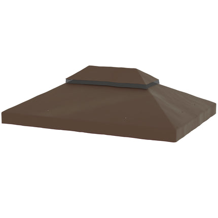 Prelată pentru pavilion de grădină 3x4 m, material Oxford cu 2 straturi