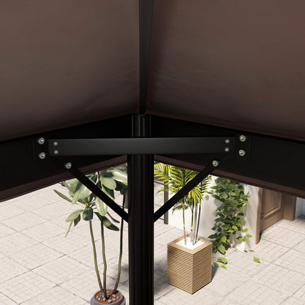 Prelată pentru pavilion de grădină 3x4 m, material Oxford cu 2 straturi