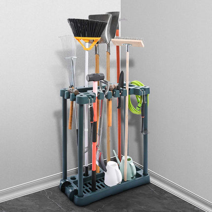 Garden Tool Organizer, 10-Slot PP Tower Rack for Garage