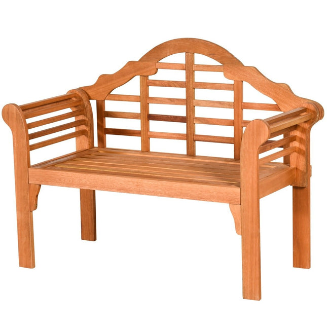 Banca gradina banca pliabila din lemn pentru exterior 123 x 54 x 96 cm natural