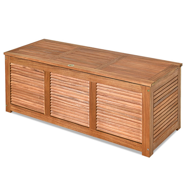 Cutie de depozitare cutie de gradina pentru gradina si curtea din lemn de salcam 120x45x45cm